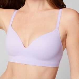 Soma Enbliss Wireless Bra Lavender Purple 36D Foam Lined Comfy Soft